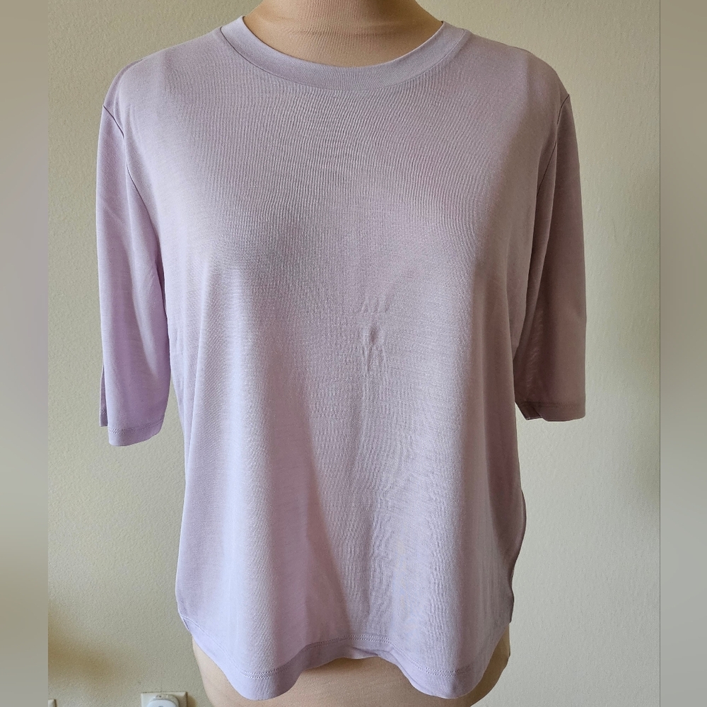 Vince Light Purple Short Sleeve Tee